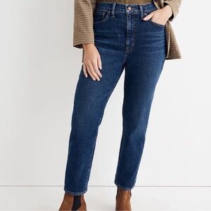 MADEWELL Y2K 90s 2000s Dark Wash Denim The Mom Jean High Rise Denim 29